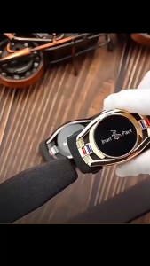 MENSPE เข็มขัดหนังแท้เข็มขัดหนังแท้เข็มขัดอัตโนมัติยี่ห้อหรูหราสายธุรกิจคุณภาพสูงพักผ่อนเอวชายเอวยางยืดสำหรับผู้ชาย