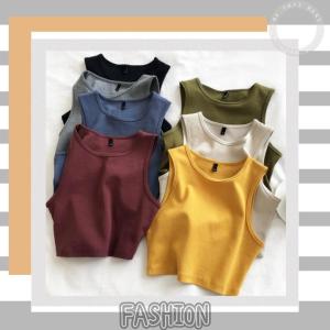 New LHMoonlight 🚚 ชุดเสื้อกล้ามแฟชั่น ยืดแขนกุด ผ้านิ่มผ้าดีใส่สบาย มีหลายสีให้เลือก พร้อมส่งมาก 🐳