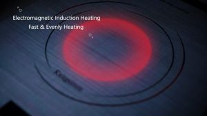 Induction Cooker 2200w Fast Heating Power Saving Smart Touch Screen Induction Stove Home Appliances