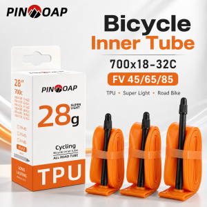 PINMOAP 1/2/5/10/20PCS Road Bicycle Inner Tube Ultra Light And Durable TPU Tire Replacement Parts For Outdoor Cycling Inner Tube