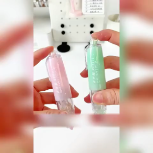 เทปกาวสองหน้าลายจุด เทปกาวสองหน้า สองด้าน ลูกกลิ้งกาว ดันได้& รีฟิล แบบพกพา DIY กดจุดกาว Pen Glue Tape Roller360องศา