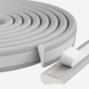5M New Door Window Sealing Strip Acoustic Insulation Foam Window Weather Seal Windproof Soundproof Cotton Seal Gap Filler Tape