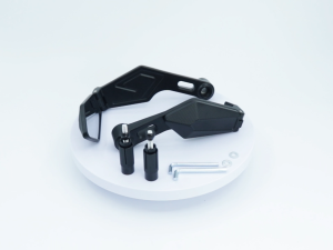 【COD】Lever Guard With Side Mirror Foldable Hidden Design Alloy HD Clear Lens Universal