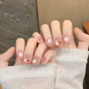 Cat Eye Nude Look Nail Stickers