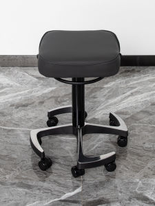 Beauty Salon Hairdresser Chair Roller Wheel Adjustable Height Barber Stool Professional Salon Furniture without Backrest