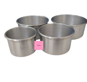 Loyang Bulat Press Tanpa Sambungan 10cm 12cm 14cm 16cm Tinggi 7cm