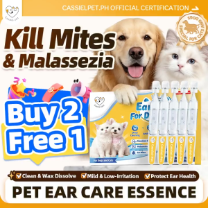 Buy 2 Free 1 Ear Care Drops For Ear Mites & Malassezia Treating Ear Canal Odor Pus For Dogs & Cats