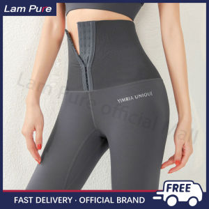 Lam Pure Shrink Abdomen High Waisted Yoga Pants Workout Sports Leggings For Women