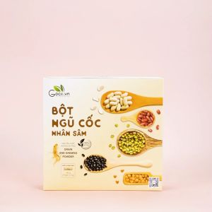 Bột ngũ cốc nhân sâm Goce - 180g (18 gói x 10g) Nguyên Liệu Hạt Ngũ Cốc Và Nhân Sâm Sản Phẩm Hữu Cơ Từ Việt Nam - Lazada