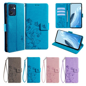 Special Embossed PU Leather Flip Wallet Case for OPPO Reno 6 5 Pro Plus reno5 reno6 Lite Reno 5F 5Z 5K 6Z Protective Cover Coque