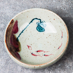 Kích Thước Lớn Vẽ Tay Trà Gốm Sứ Màu Xanh Trung Quốc Và Trắng Men|变 Retro Trà Bát Chủ Cốc Shiqu Pavilion Sứ