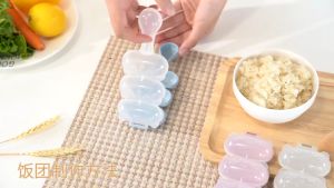 [Choo Choo Toy] Acuan Nasi Bulat Baby Rice Ball Maker Bento Maker Rice Ball Shaper Rice Ball Shaker Mould 饭团模具 - KW30