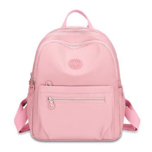 Large Capacity Nylon Backpack Womens Fashionable Waterproof Sports Travel Bag Lightweight Durable Casual Travel Bag