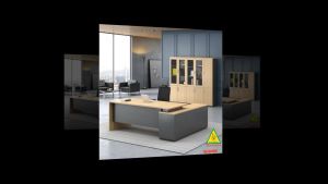 Bàn giám đốc gỗ MDF đơn giản phong cách hiện đại BGD404 - NỘI THẤT LẮP RÁP VIENDONGADV