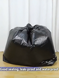100pcs Trash bag (S/M/L/XL/2XL/3XL) Garbage bag 100pcs makapal for Home Office Lawn Bathroom Toilet