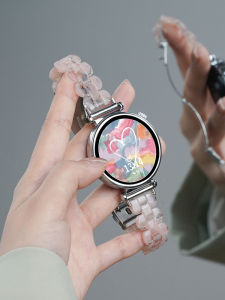 Summer Smartwatch Band Womens Oval Resin Sport Bracelet Compatible with Samsung Watch 7/6 Classic 6 New Female Model 5 pro