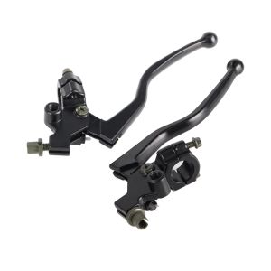 Black aluminum alloy handlebar clutch lever for pit dirt bike pitbike motorcycle ATV brake & clutch lever cable front bra