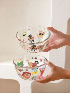 MODERN SWEETHOME | Microwave-safe Glass Bowl