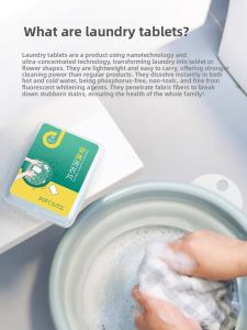 Portable Travel Essential Kit Laundry Detergent Tablets Toiletry Set for Business Trips Outdoor Camping Hiking Supplies