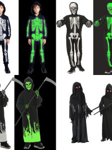 FANGFU | Trang Phục Xương Rồng Phát Sáng Halloween Cho Bé Trai