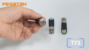 10pcs Metal Male BNC Connector Connector Plug Jack DC Adapter Audio Video For Camera CCTV NVR DVR