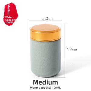 Mini Portable Tea Box Ceramic