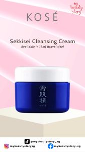Kose Sekkisei Cleansing Cream 19ml Travel Size - Lazada