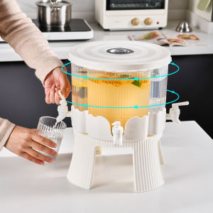Rotatable Compartment Water Dispenser with Faucet