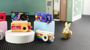 S168PRO Flip Screen Thumb Keychain Camera 1.47 Inch 1080P Small Camcorder Portable Retro Mini Cameras HD Digital Cam With Flash