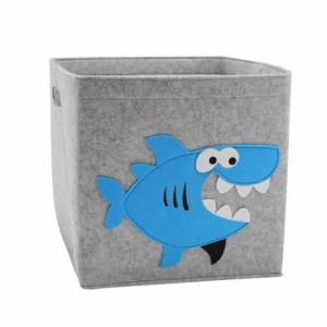 Cube Folding Toys Storage Box Felt Fabric Bin For Kids Toys Organizer Storage Basket For Cartoon Animal Toy Bins 2026 New