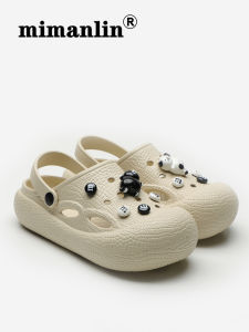 Mimili Womens Thick Bottom Anti-slip Outdoor Wearable Slip-On Summer Sandals Comfortable EVA Slip-Ons with Head Cover