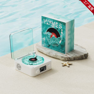 Mini Retro White Noise Bluetooth Speaker: A Portable Sleep Aid & Subwoofer with RGB Light