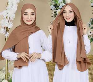 PASHMINA INSTAN MALAY TALI BELAKANG