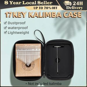 17 Key Kalimba Case Thumb Piano Bag Shockproof Finger Violin Storage Box Waterproof Portable Musical Instruments