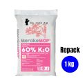 Pupuk KCL Meroke MOP 1 kg kemasan Repack. 