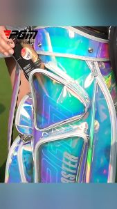 PGM Golf Bag for Women 4wheel Waterproof Lightweight Colorful Air Consignment Bag & Cover Telescopic Bag TPU QB122