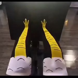 ถุงเท้าลายตีนไก่ ถุงเท้าตลก ถุงเท้าขาไก่ ถุงน่อง ถุงเท้าตีนไก่ chicken leg socks ถุงเท้าตีนไก่ ถุงเท้า ถุงเท้าออกกำลังกาย ดูผอมลง อบอุ่น ตลก ถุงเท้าสั้น ถุงเท้ายาว