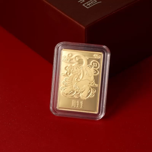 Chow Sang Sang 周生生 999.9 24K Pure Gold Chinese Gifting Collection Pixiu Gold Ingot for Women & Men 955469 Price-by-Weight 5g Gold
