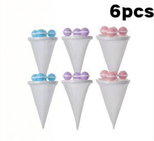 3/6 Cái Túi Lọc Tóc Có Thể Tái Sử Dụng Cho Máy Giặt Lưới Lọc Lông Thú Bóng Giặt - Dụng Cụ Làm Sạch Tóc Loại Bỏ Lông Tóc