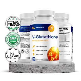 skin lab glutathione 🔥READY STOCK🔥V-GLUTATHIONE MY 30 CAPSULE Galactomyces