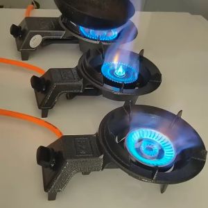 Heavy Duty Kalan Burner Thickened Cast Iron Gas Stove Single Burner High Pressure Gas Stove Automatic Ignition