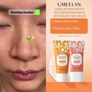 GMEELAN Orange Exfoliating Gel Blackhead Remova Peeling Face Mengangkat Sel Mati Mencerahkan Wajah Eksfoliasi + Gluta Whitening