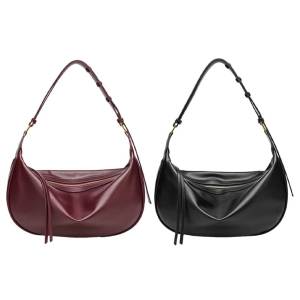 MOJOYCE Luxury Womens PU Shoulder Bag with Zipper Closure Spacious Design and Comfortable Shoulder Strap