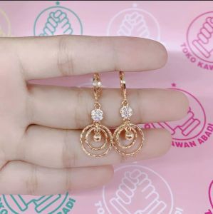 ANTING MODEL DONAT XUPING ANTI LUNTUR LAPIS EMAS