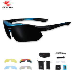 RION Men Cycling Glasses Women Sun Protection Glasses Cycling Eyewear Hiking Pro Outdoor Sport Goggles Lightweight Road Running