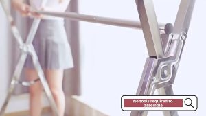 Royalstar Jemuran Baju Lipat Jemuran Pakaian Portable Jemuran Hanger Tahan Karat Minimalis Serbaguna