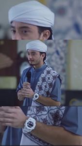 Sorban Pria Kashmiri adem dan lembut - Hijau/ Putih/ Hitam Kasmiri