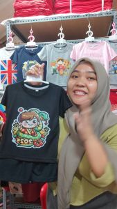 Code8.id DTF2 Baju Setelan Anak Anak Imlek CNY Sincia Karakter Cowo Ular Lucu 1 - 10 Tahun