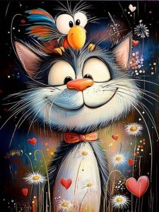 Kayou | 500/1000/1200/2000 Pcs Jigsaw Puzzles Cartoon Cat Home Decor Games Landscape Puzzles Educational Toys Birthday Gifts