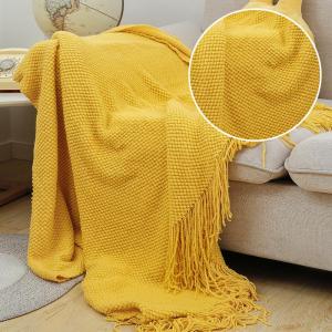 Vintage Knitted Blanket for Nap Sofa